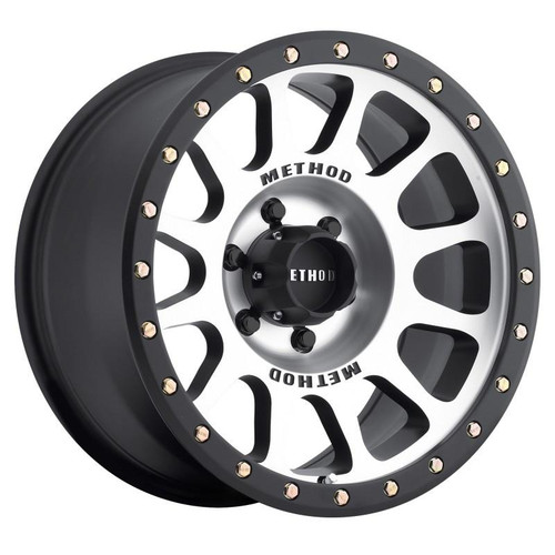 Method Wheels Method MR305 NV 18x9 0mm Offset 6x5.5 108mm CB Machined/Black Street Loc Wheel 