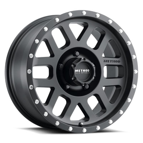 Method Wheels Method MR306 Mesh 17x8.5 0mm Offset 5x4.5 83mm CB Matte Black Wheel 
