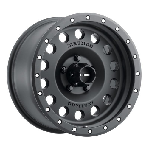 Method Wheels Method MR307 Hole 17x8.5 0mm Offset 5x5 94mm CB Matte Black Wheel 