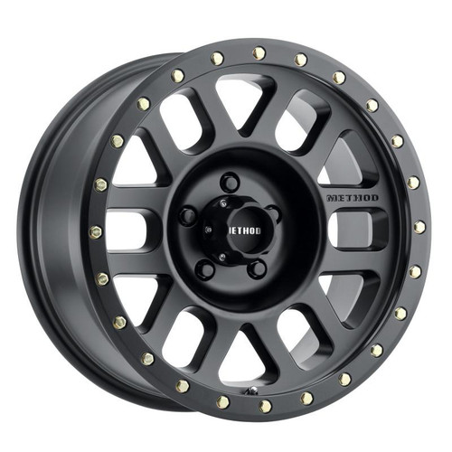 Method Wheels Method MR309 Grid 17x8.5 0mm Offset 5x5 94mm CB Matte Black Wheel 