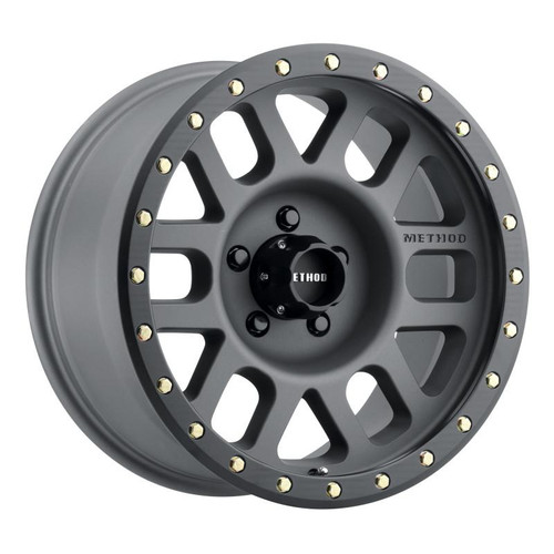 Method Wheels Method MR309 Grid 17x8.5 0mm Offset 5x5 94mm CB Titanium/Black Street Loc Wheel 