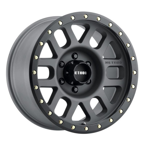 Method Wheels Method MR309 Grid 17x8.5 0mm Offset 6x5.5 108mm CB Titanium/Black Street Loc Wheel 