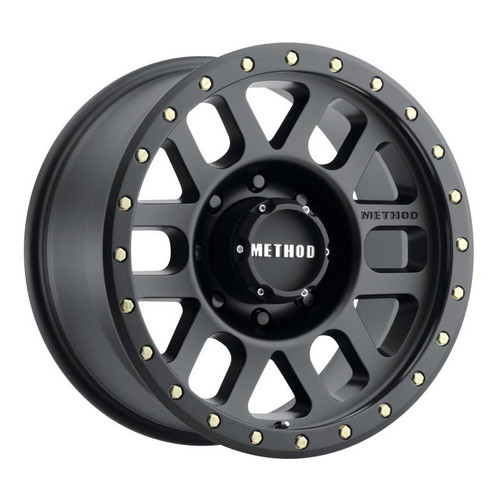 Method Wheels Method MR309 Grid 18x9 0mm Offset 8x180 130.81mm CB Matte Black Wheel 