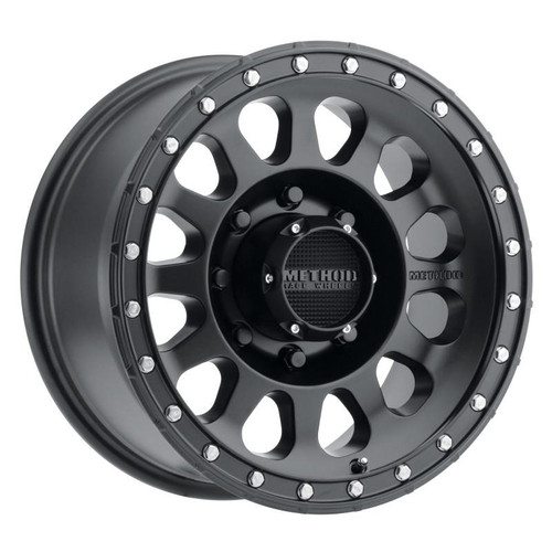 Method Wheels Method MR315 17x8.5 0mm Offset 8x6.5 130.81mm CB Matte Black Wheel 