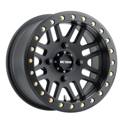 Method Wheels Method MR406 UTV Beadlock 15x10 / 5+5/-2mm Offset / 4x156 / 132mm CB Matte Black Wheel 