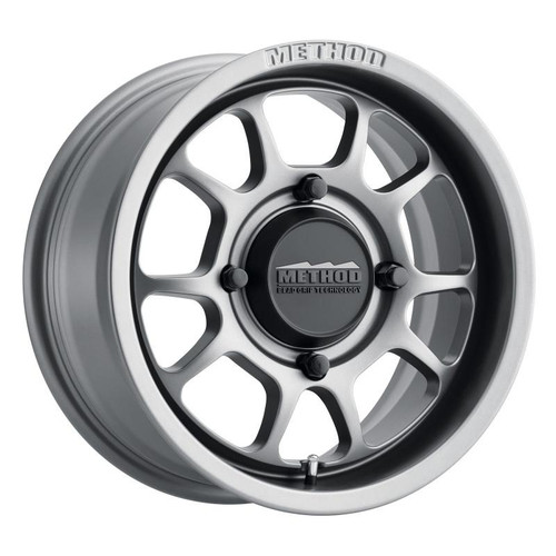 Method Wheels Method MR409 Bead Grip 15x10 / 5+5/0mm Offset / 4x136 / 106.25mm CB Steel Grey Wheel 