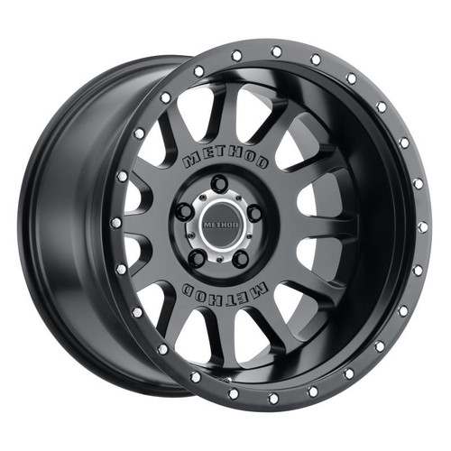 Method Wheels Method MR605 NV 20x10 -24mm Offset 5x5.5 108mm CB Matte Black Wheel 