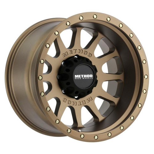 Method Wheels Method MR605 NV 20x10 -24mm Offset 8x170 124.9mm CB Method Bronze Wheel 