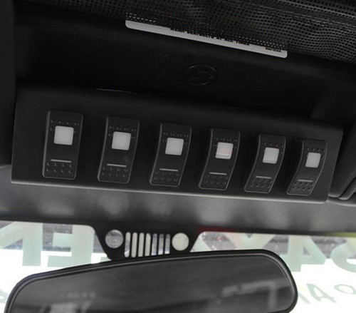 sPod BantamX w/ Amber LED Switch panel for JK 2007-2008 
