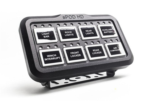 sPod Add On HD Switch Panel For 8 Circuit Systems 