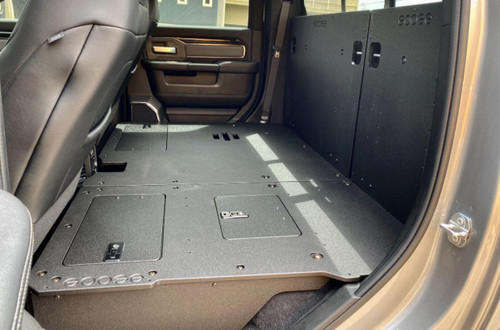 Goose Gear CREW CAB SEAT DELETE FOR 2009-2023 RAM 2500/3500 - SECOND ROW - 40% DRIVER SEAT 1110 