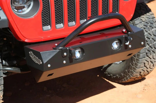  Rock Hard 4x4 Stubby Winch Guard with Light Mount for RH4x4 RH-90202 Front Bumper [RH-90208] 