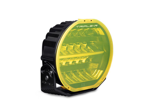 Triple R Lights Amber Lens Cover (Sentinel 9") - LC-YLW-0S9 