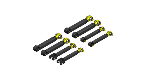 Clayton Off Road Jeep Short Control Arm Kit 1993-2006 TJ/LJ/ZJ Clayton Off Road 