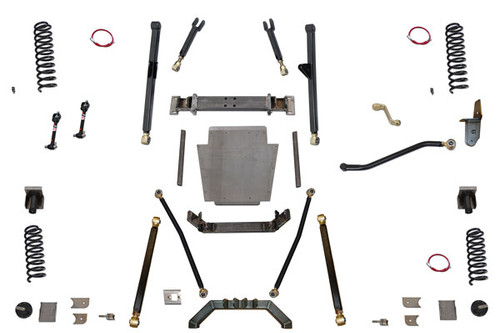 Jeep Cherokee 6.5 Inch Long Arm Lift Kit W/Rear Coil Conversion 1984-2001 XJ Clayton Off Road