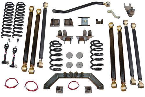 Jeep Wrangler 4.0 Inch Pro Series 3 Link Long Arm Lift Kit 1997-2006 TJ Clayton Off Road