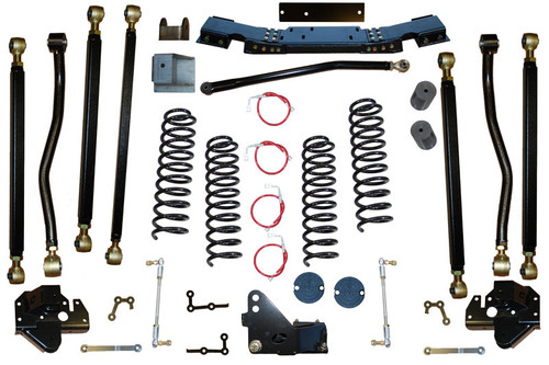 Jeep Wrangler 3.5 Inch Pro Series 3 Link Long Arm Lift Kit 2007-2018 JK Clayton Off Road