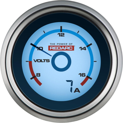  REDARC Single Bat. Voltage Gauge G52-VA 