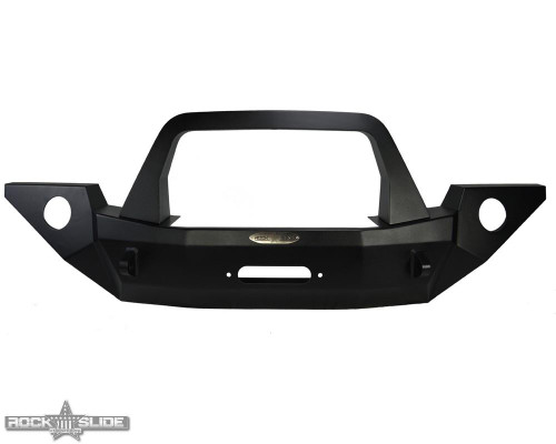 Rock Slide Engineering Jeep JL/JT Full Front Bumper For 18-Pres Wrangler JL/Gladiator Rigid Series Complete With Winch Plate  