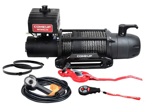 COMEUP SEAL Gen 2 12.5rs 12V Winch w/ Synthetic Rope and Wireless Remote