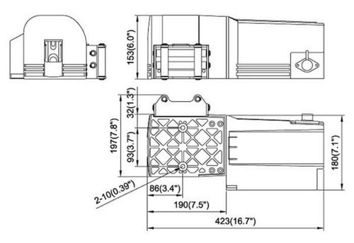COMEUP Winch DV-4500i 12V 