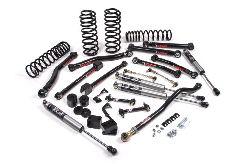 2018-2024 Jeep Wrangler JL J-Krawl 3 Inch Lift Kit 2 Door w/Fox 2.0 Performance Shocks HD Rate Coils JSPEC JSPEC148KFP