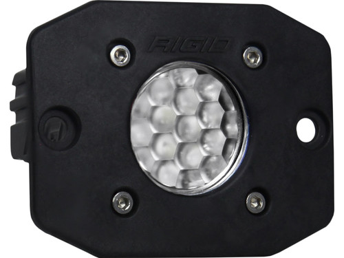 Ignite LED Light, Diffused Lens, Flush Mount, Black Housing, Single