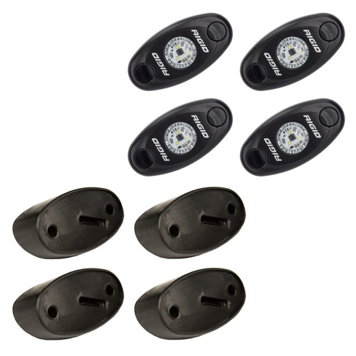 A-Series LED Universal Rock Light Kit, High Power Amber, Set Of 4