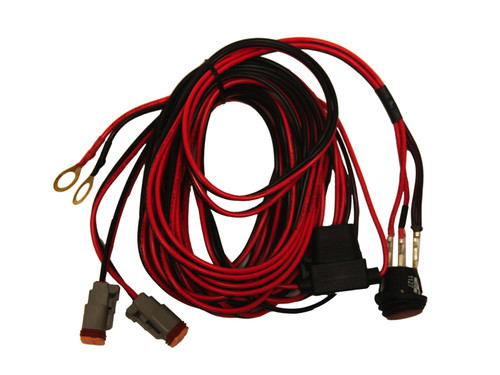 Wire Harness, Fits D-Series Pair And SR-Q Series Pair With 4 LEDs