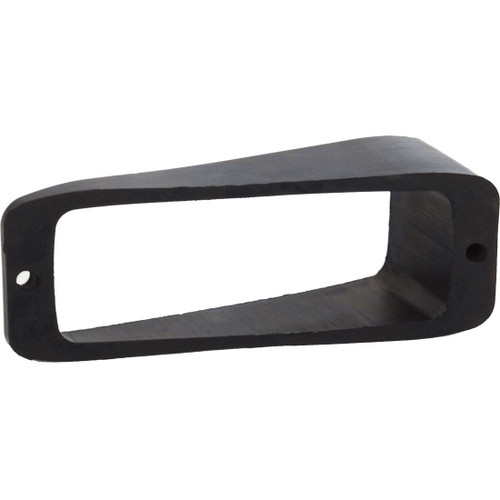 SR-Q Series 15 Degree Left Or Right Angled Flush Mount Gasket, Black