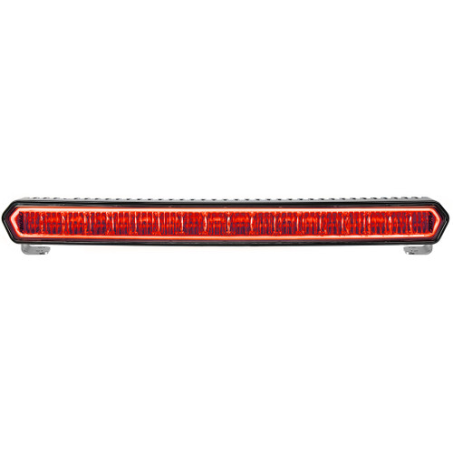 SR-L Series 20 Inch Off-Road LED Light Bar, Red Halo, Black Housing