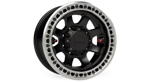 TeraFlex Olympus Beadlock Off-Road Wheel 8x6.5 Inch -25mm Metallic Black TeraFlex 1059086 