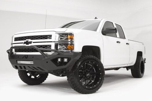 Fab Fours Vengeance Front Bumper 2 Stage Black Powder Coated No Guard CS14-D3051-1 