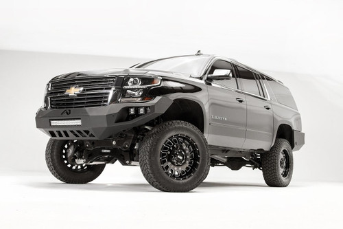 Fab Fours Vengeance Front Bumper 2 Stage Black Powder Coated w/No Guard w/Sensors CS15-D3551-1 