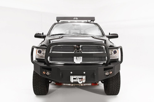 Fab Fours Premium Heavy Duty Winch Front Bumper DR10-A2950-B 