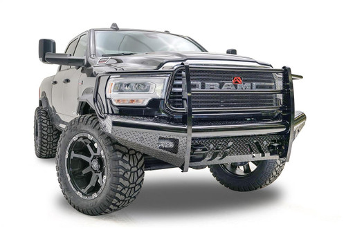 Fab Fours Black Steel Front Bumper w/Full Guard DR19-S4460-1 