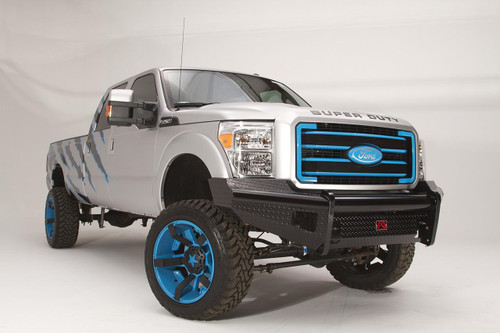 Fab Fours Black Steel Front Ranch Bumper FS11-S2561-1 