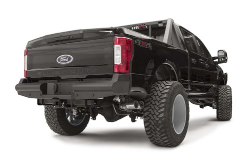 Fab Fours Elite Rear Ranch Bumper 2 Stage Black Powder Coated FS17-U4150-1 