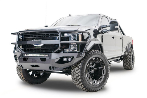Fab Fours Matrix Front Bumper w/Full Grill Guard ACC Compatible FS17-X4160-1 