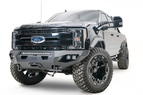 Fab Fours Matrix Front Bumper w/No Full Grill Guard ACC Compatible Bare FS17-X4161-B 