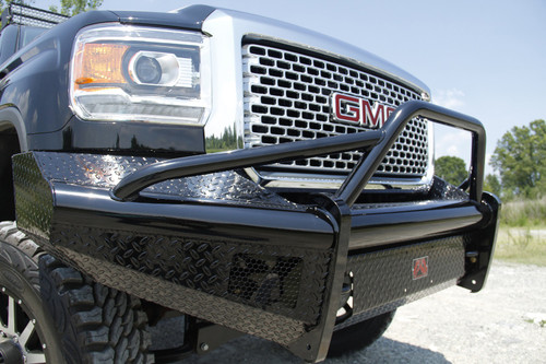 Black Steel Front Ranch Bumper GM08-S2162-1