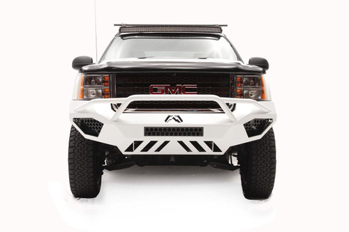 Fab Fours Vengeance Front Bumper Uncoated/Paintable w/Pre-Runner Grill Guard [AWSL] GM11-V2852-B 