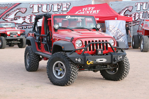 Fab Fours Lifestyle Winch Front Bumper JK07-B1850-B 