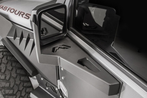 Fab Fours Door Skin Mirror Guard Front Bare JK3001-B 