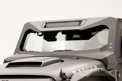 Fab Fours Light Bar Insert Mount Bare Steel Front Vi-Cowl 20 in. [AWSL] JK3022-B 