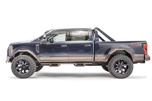 Open Fender Flare Open 2 Stage Black Powder Coated TF4110-1