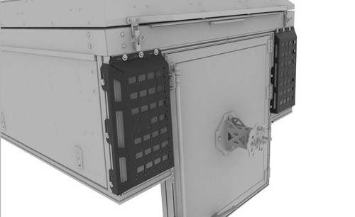 Alu-Cab Canopy Camper Rear Molle Plate Pair  Alu-Cab Canopy Camper Rear Molle Plate Pair