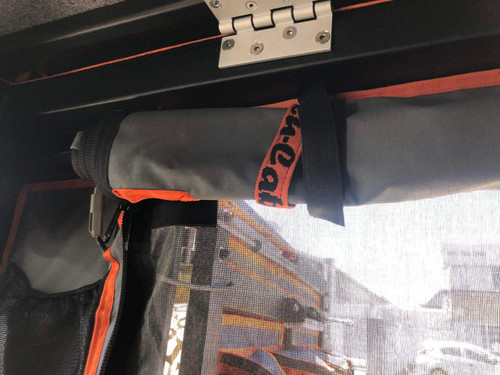 Alu-Cab Khaya Zippered Rear Screen Door  Alu-Cab Khaya Zippered Rear Screen Door