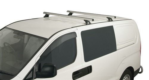 Heavy Duty RLTF Silver Trackmount 2 Bar Roof Rack JA0884