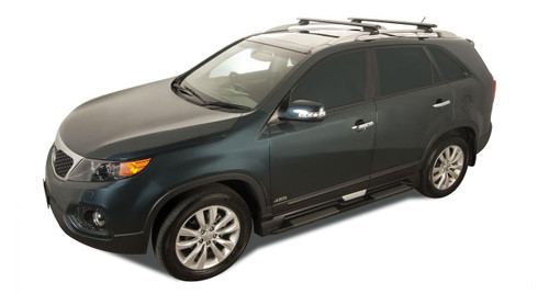  Rhino-Rack 10-15 Kia Sorento 4 Door SUV Vortex SX 2 Bar Roof Rack - Black JA2264 
